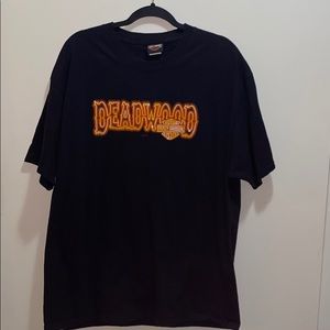 Harley Davidson Deadwood South Dakota Mens T-Shirt